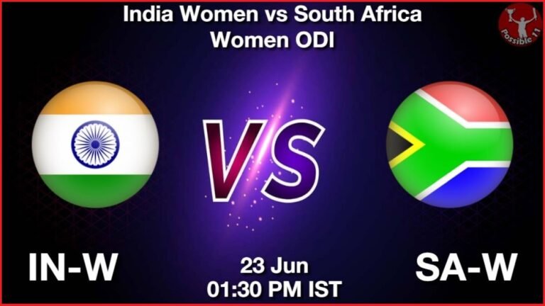 IN W vs SA W LIVE Score