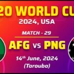 AFG vs PNG T20 world cup 2024